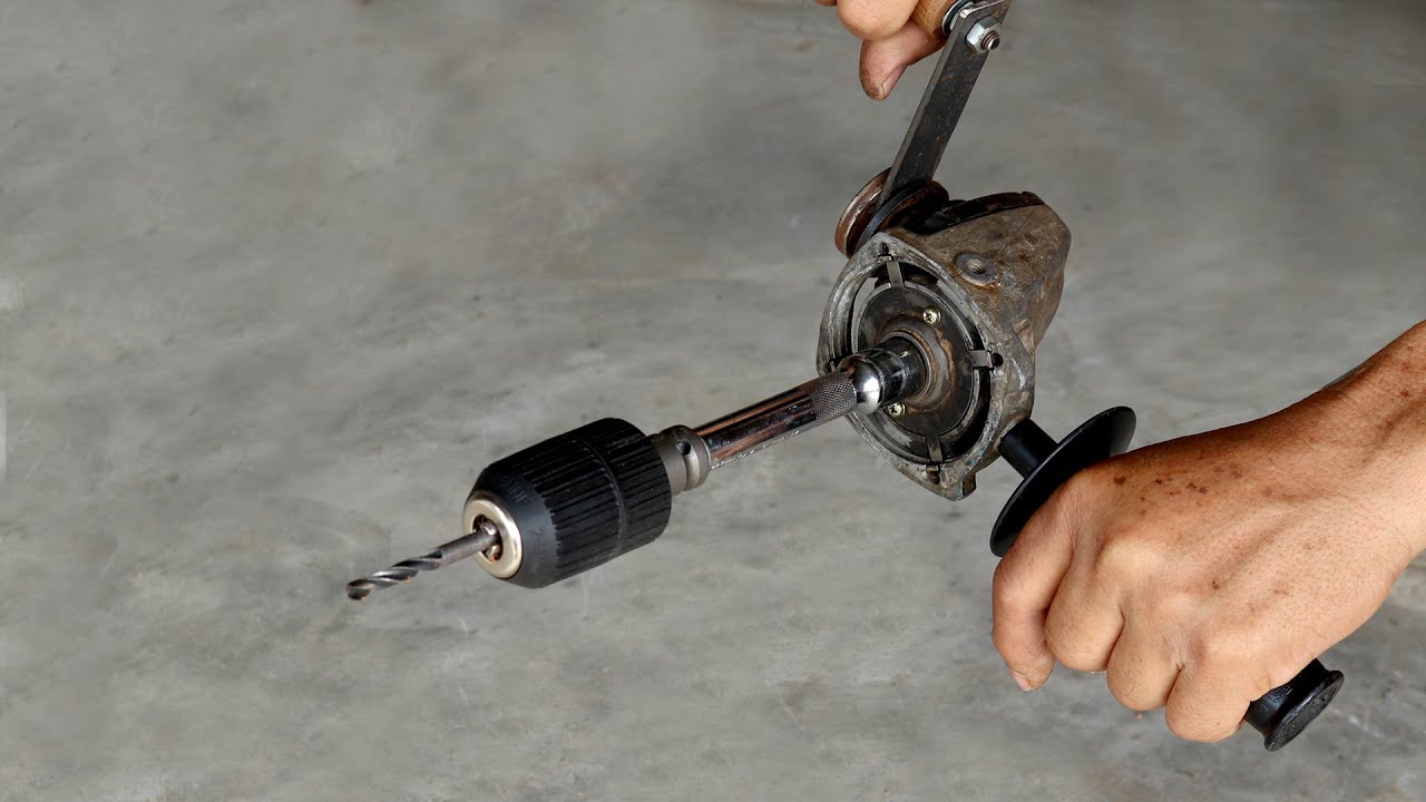 Como hacer un taladro manual