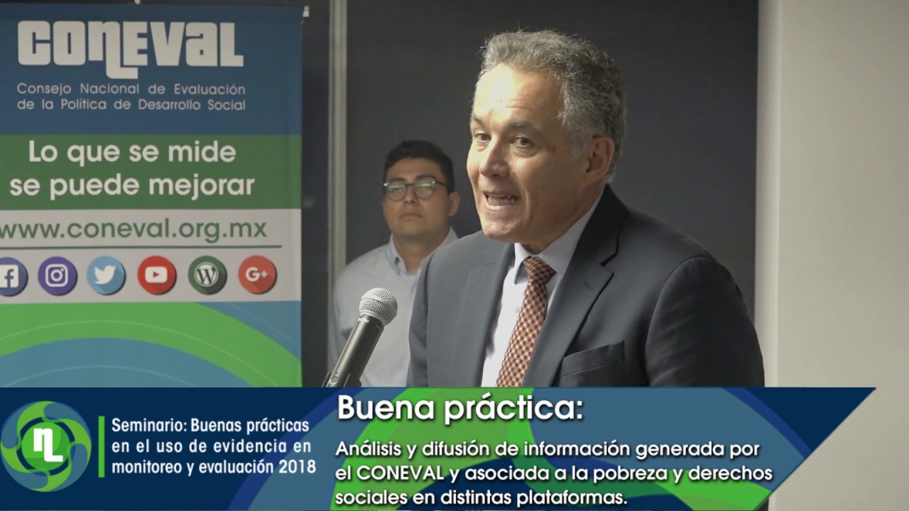 Mario Luis Fuentes - Reconocimiento Buenas pr&aacute;cticas CONEVAL 2018