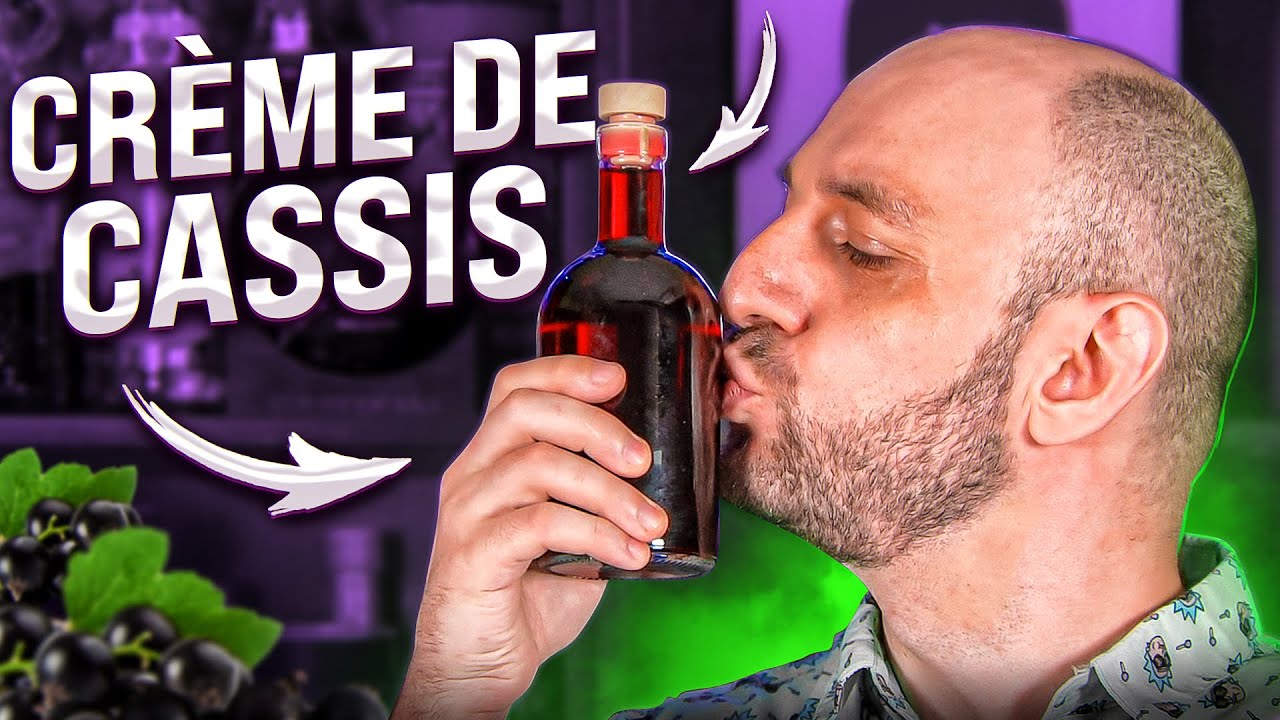 Черносмородиновый ликёр / Cr&egrave;me de cassis в домашних условиях