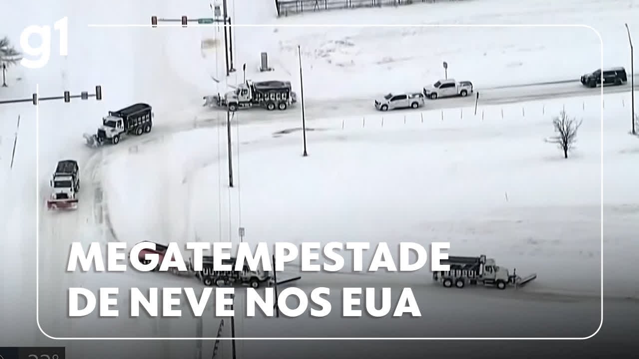 Nevasca ameaça metade do país e deixa mais de 200 mil pessoas sem energia nos EUA