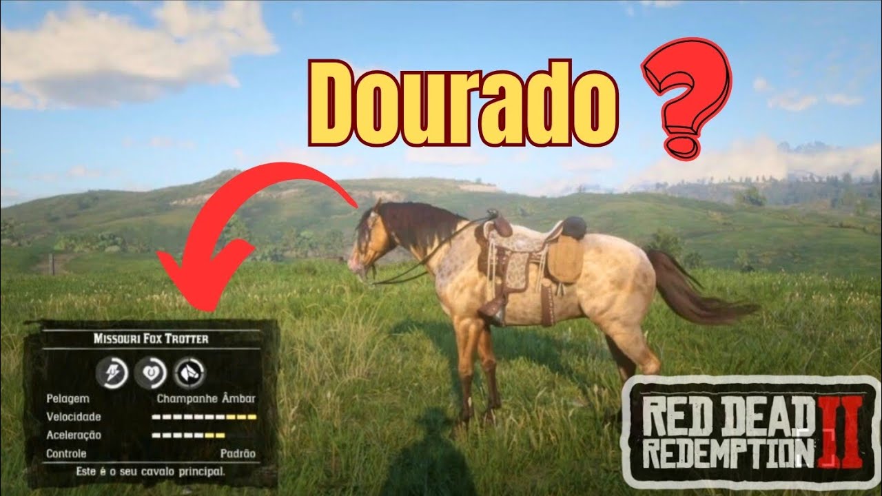 MISSOURI FOX TROTTER, CONSEGUIR DE GRAÇA, NO RED DEAD REDEMPTION 2 #rdr2#reddeadredemption2