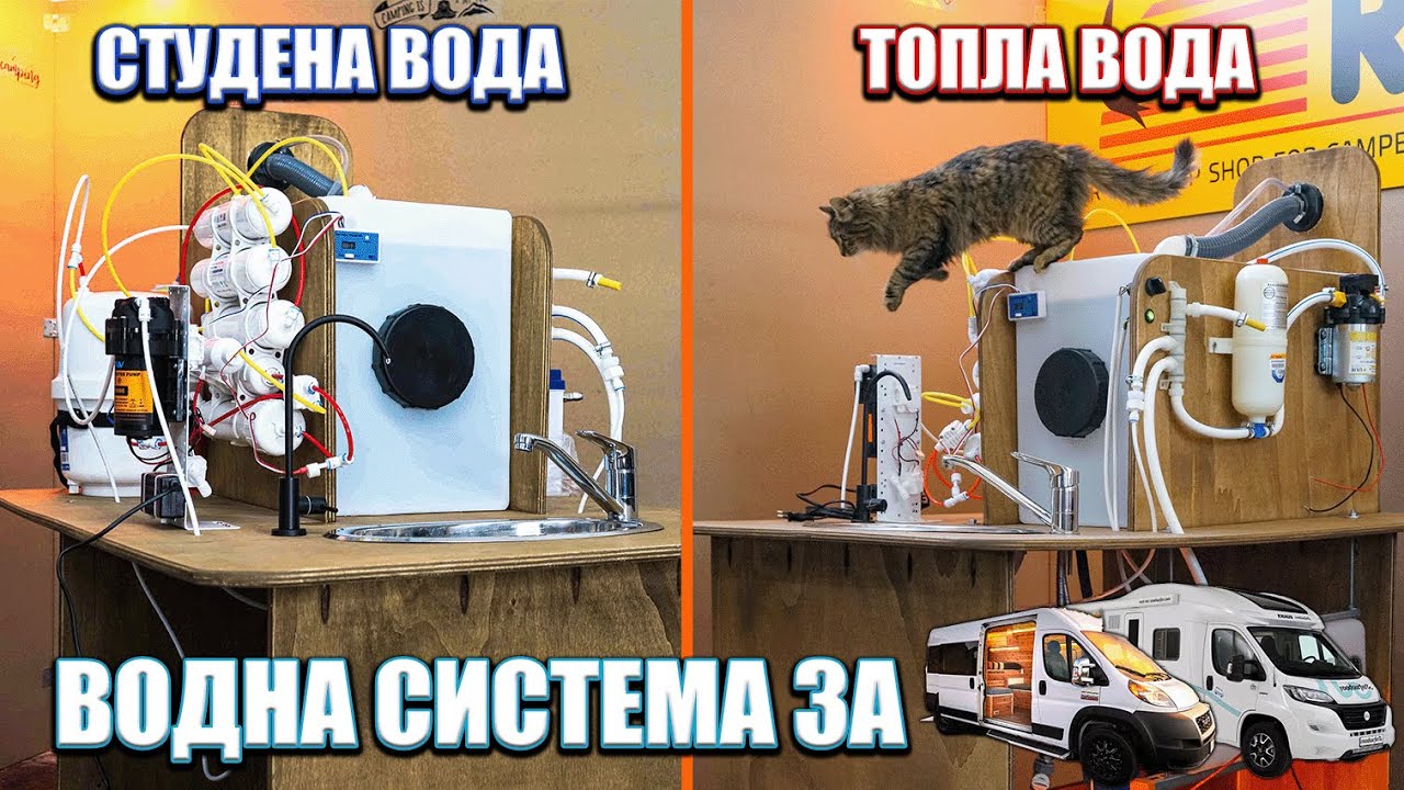 ТОПЛА ВОДА. Водната инсталация за кемпер/каравана/бус (част 3)