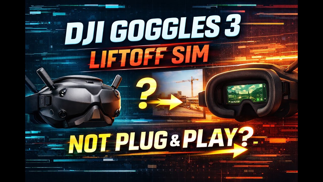Flying Liftoff simulator with any DJI Goggles