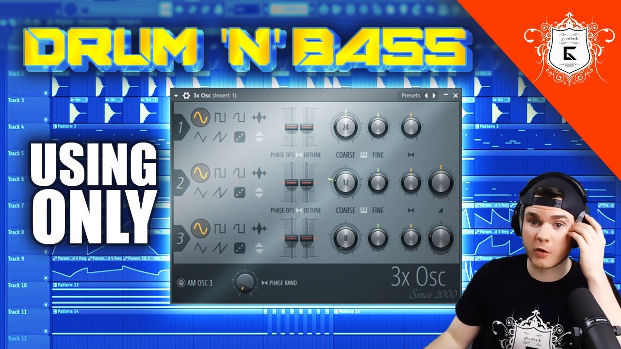 Making a DnB Drop with ONLY 3XOSC | How to Create Almost ANY SOUND With 3XOSC