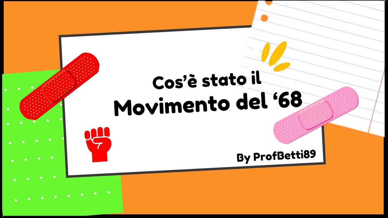 Cos'è stato il movimento del '68? - Prof Betti