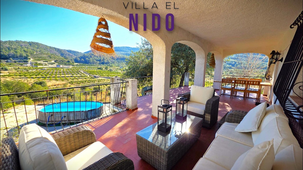 VILLA EL NIDO *FSBS421* €225,000! Villalonga, Valencia, Spain