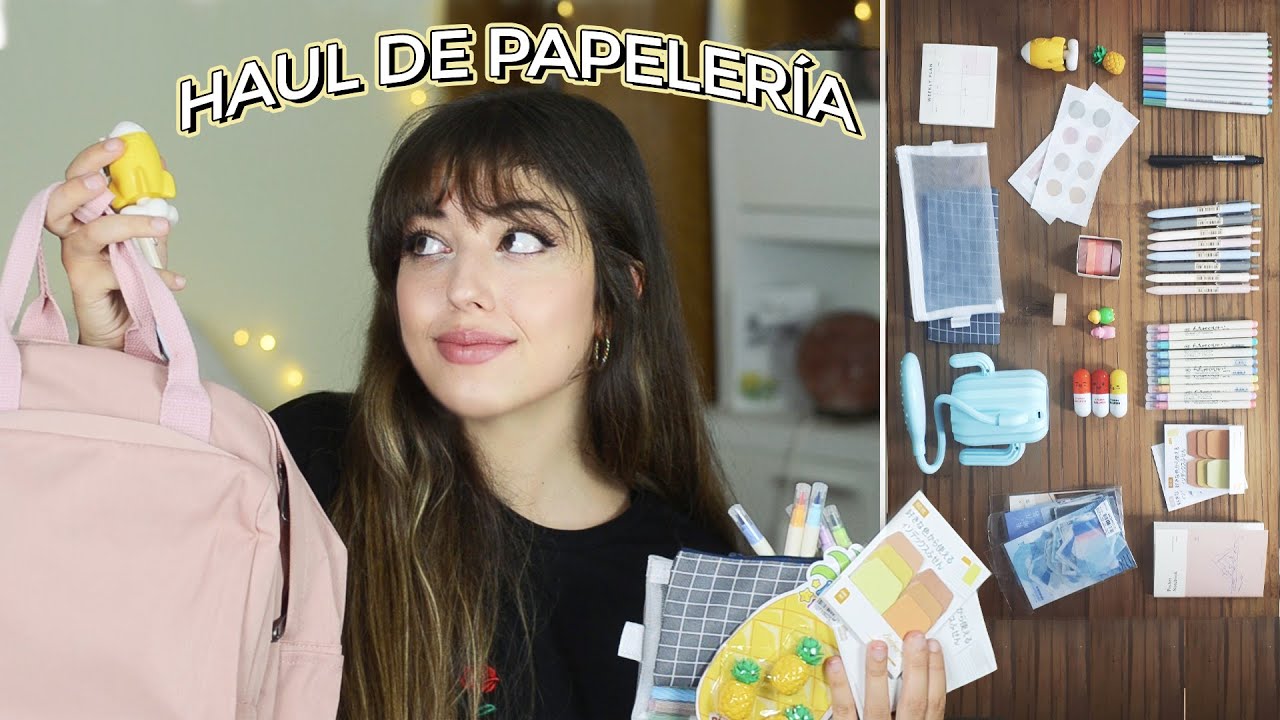 📚 SUPER HAUL de Material Escolar / Papelería *MUY CUQUI*