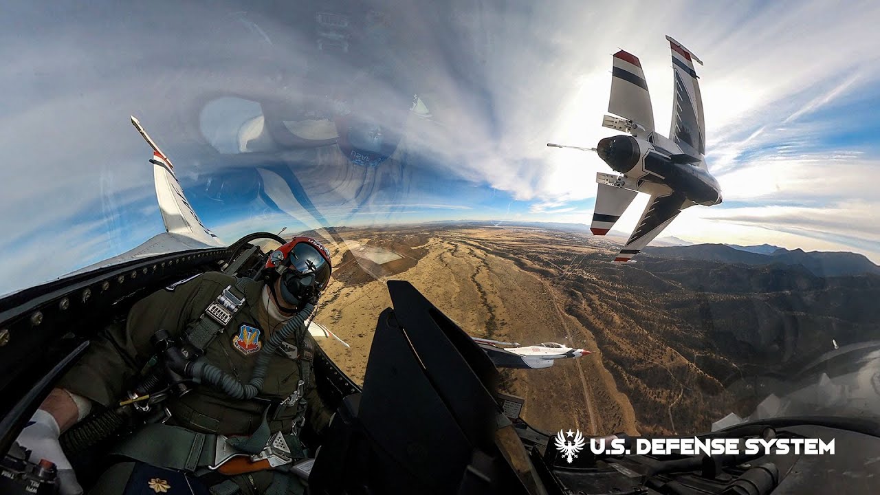 Spectacular! U.S. Air Force F-16 Thunderbirds in Action | Unbelievable Air Show Moments