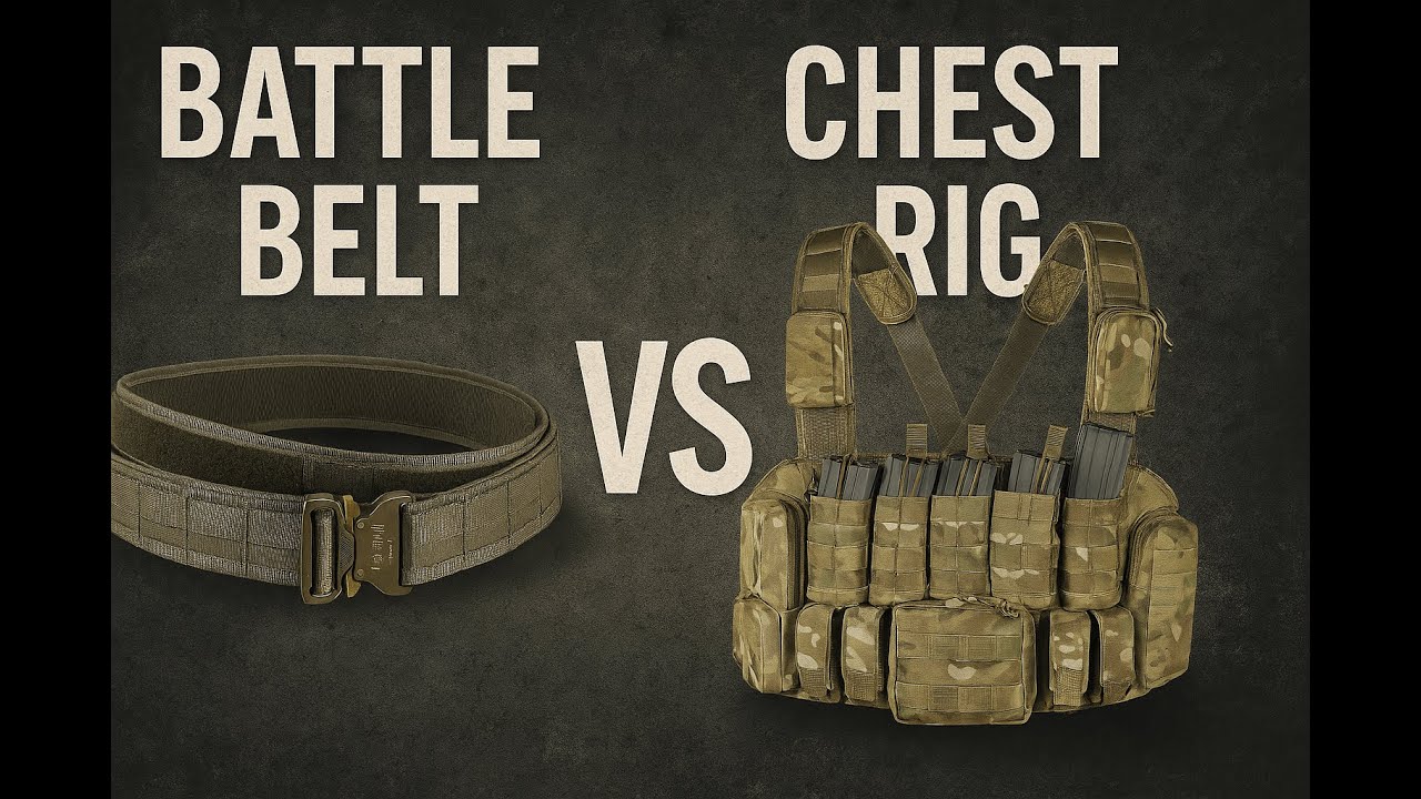Battle Belt vs. Chest Rig: Which Tactical Setup Should You Choose?