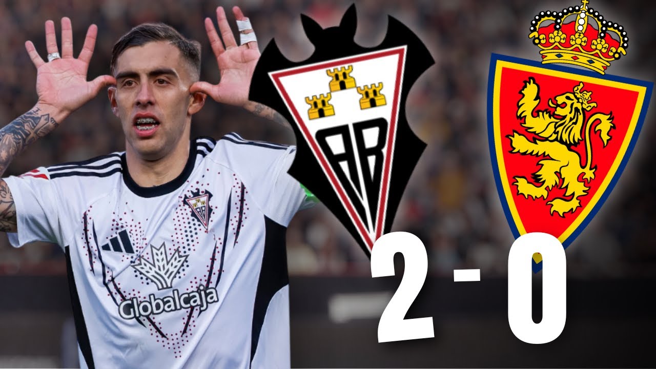 El ALBACETE BP GANA 2 - 0 al ZARAGOZA