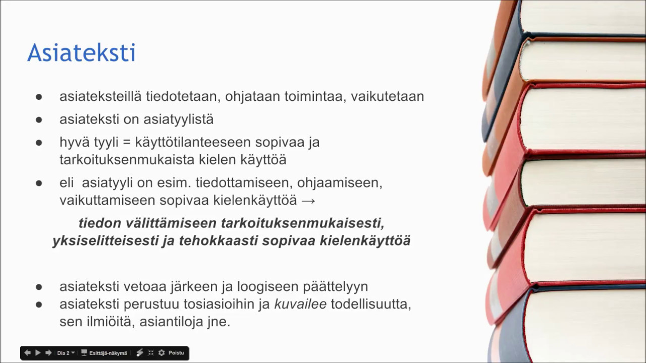 Asiateksti ja esseen kirjoittaminen