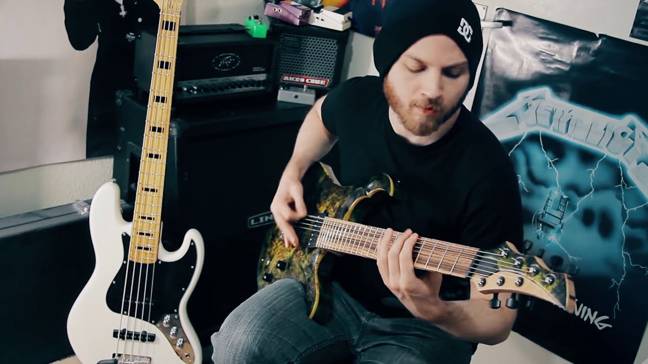 Fafnyr Custom 7-String played by Pete Cotrell