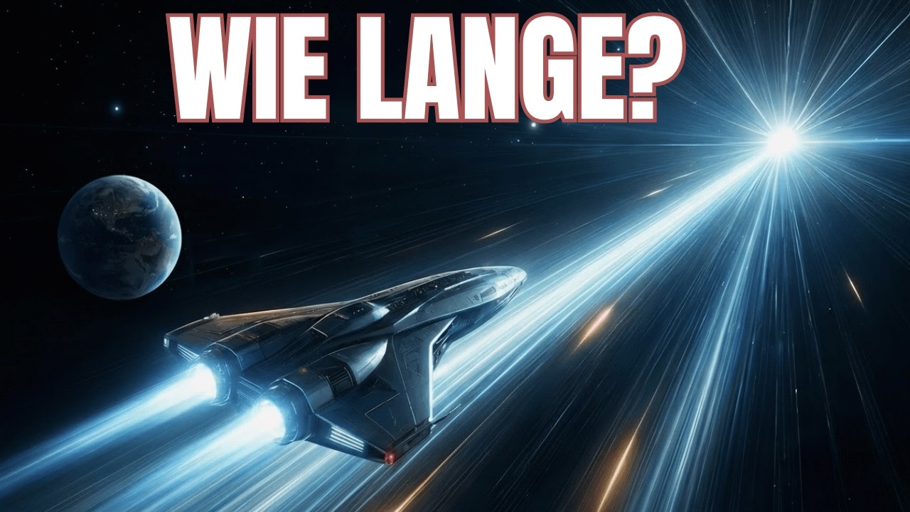 Wie lange würde es tatsächlich dauern, nur ein einziges Lichtjahr zu reisen?