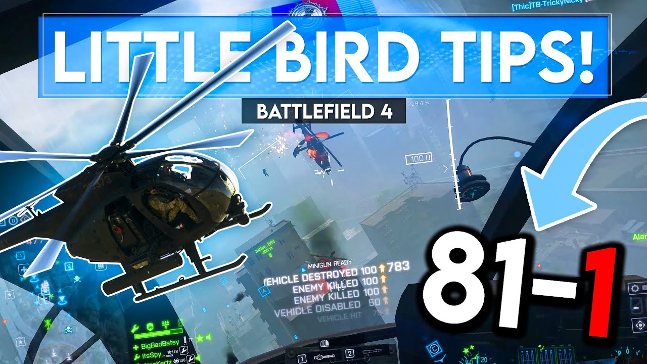 Как я ОСВОИЛ разведывательный вертолет в Battlefield 4!