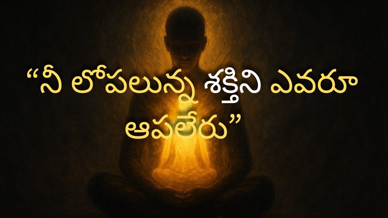 “నీ లోపలున్న శక్తిని ఎవరూ ఆపలేరు”