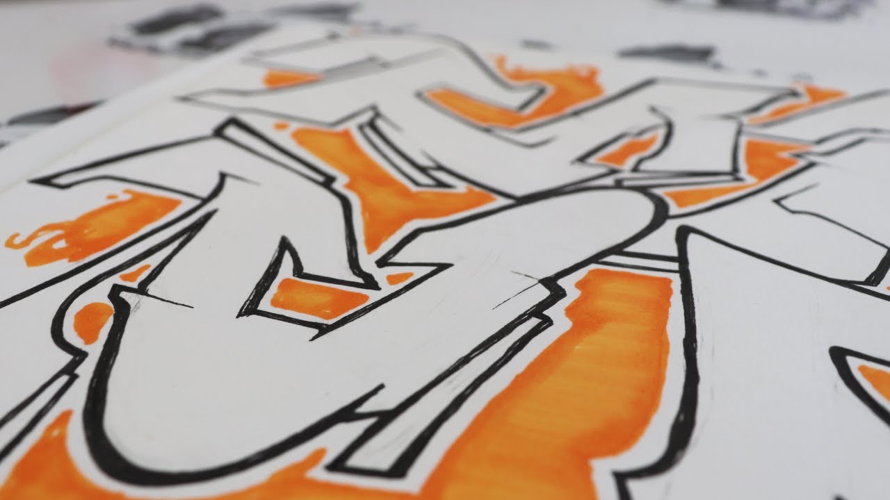 How to draw the Graffiti letter C (6 different ways)