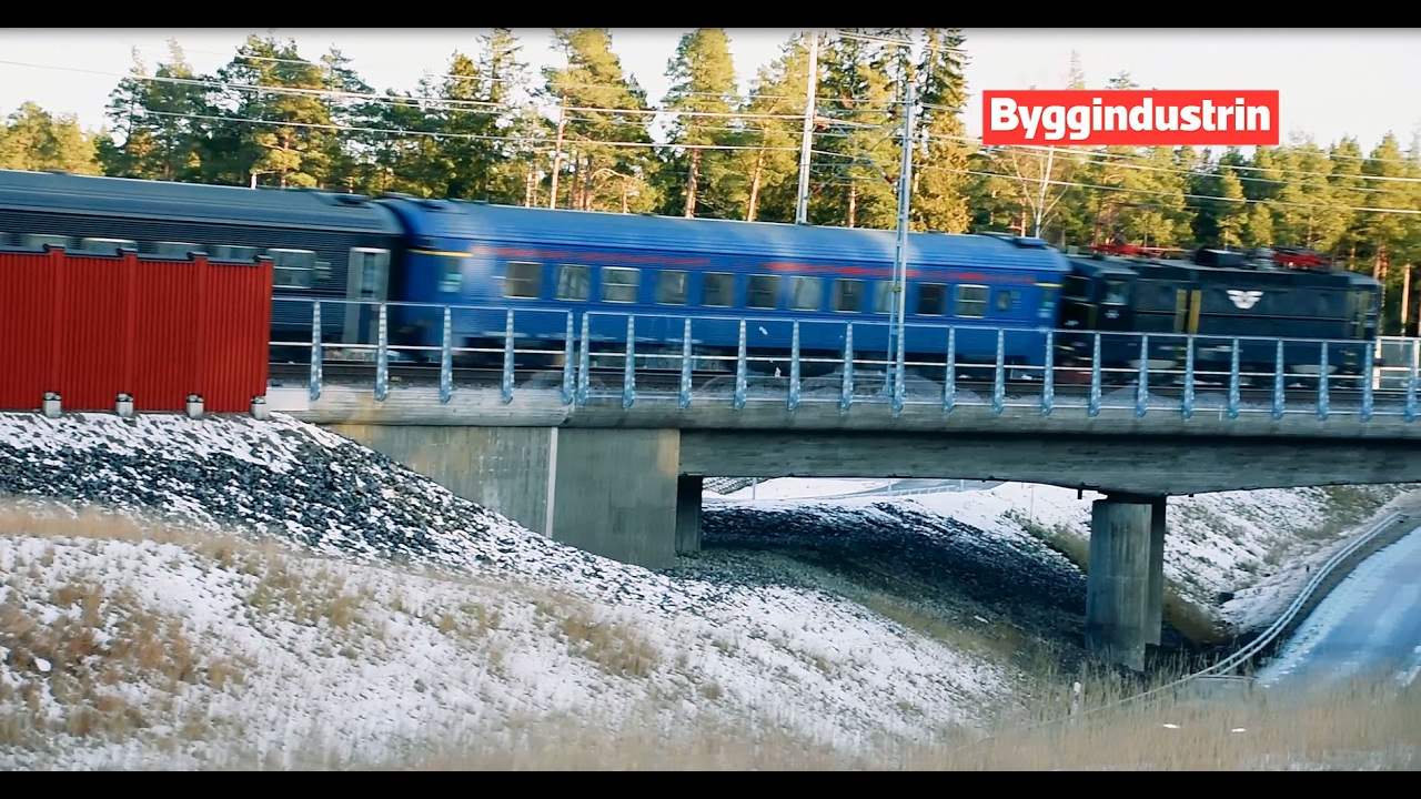 Ostkustbanan Skutskär-Furuvik Nominerad 14 Årets Bygge 2017