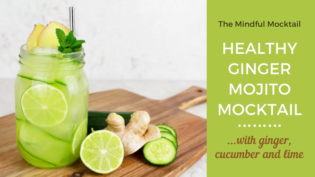 Ginger Mojito Mocktail | Ginger Drink Recipe - The Mindful Mocktail