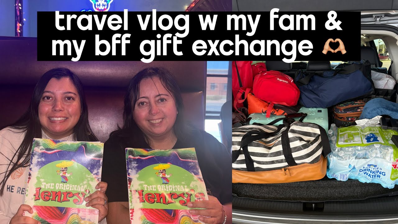 my moms back! gift exchange with summer! lets go to new mexico!