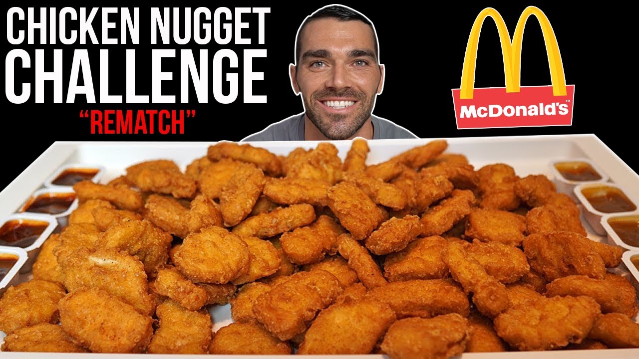 100 Chicken Nuggets in 10 Minutes Challenge (New PR Set!) McDonald's Fast Food