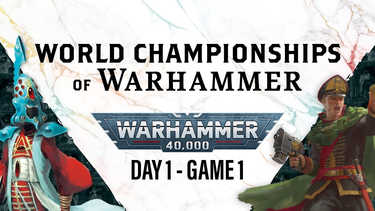 Warhammer 40,000 - Round 1 - World Championships of Warhammer - Aeldari vs. Astra Militarum