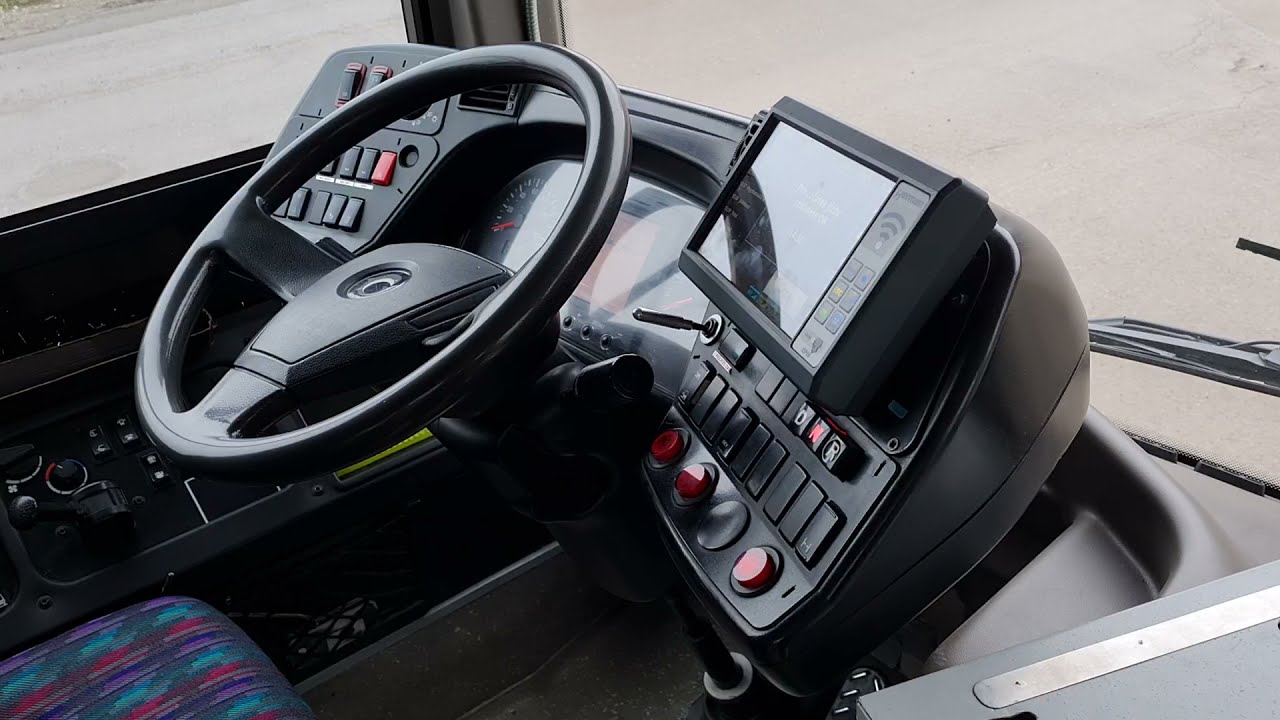 Kabina řidiče autobusu CITELIS 12m CNG Brno