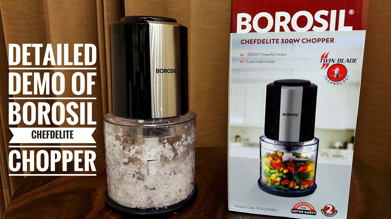 Detailed Demo of Borosil ChefDelite Chopper | Best Chopper Borosil ChefDelite |