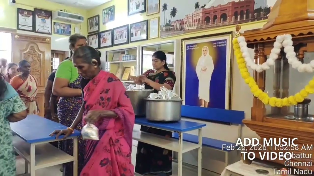 25.2.2026 / 3305−ம்நாள் அன்னதர்மம் தயவு:விகாசினி மணிகண்டன் பிறந்தநாள் மகிழ்வாக செளமியா மணிகண்டன்...
