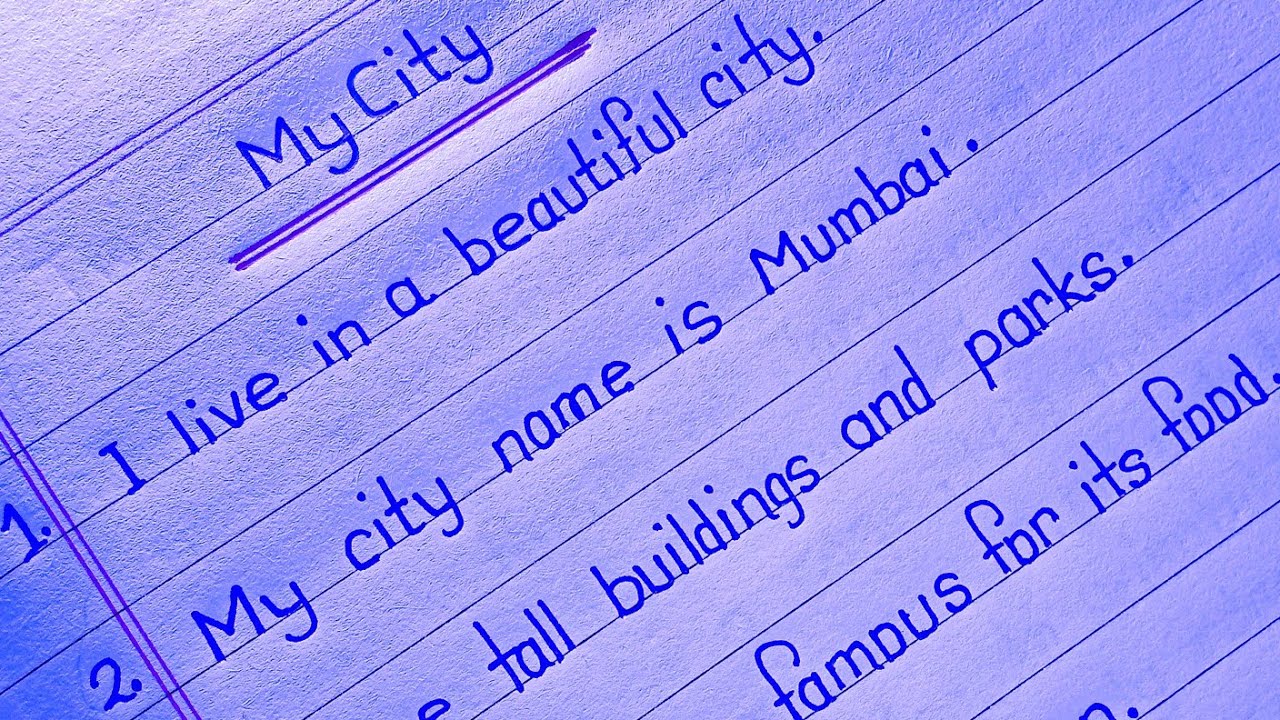 Pragaph on My City ll essay on My City ll 10 Lin eassy on Beautiful City ll