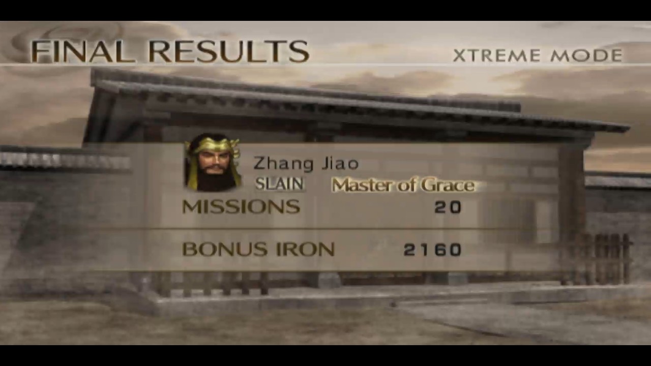 Dynasty Warriors 5 Xtreme legends Extreme mode Zhang Jiao di mana letak pandai besinya?