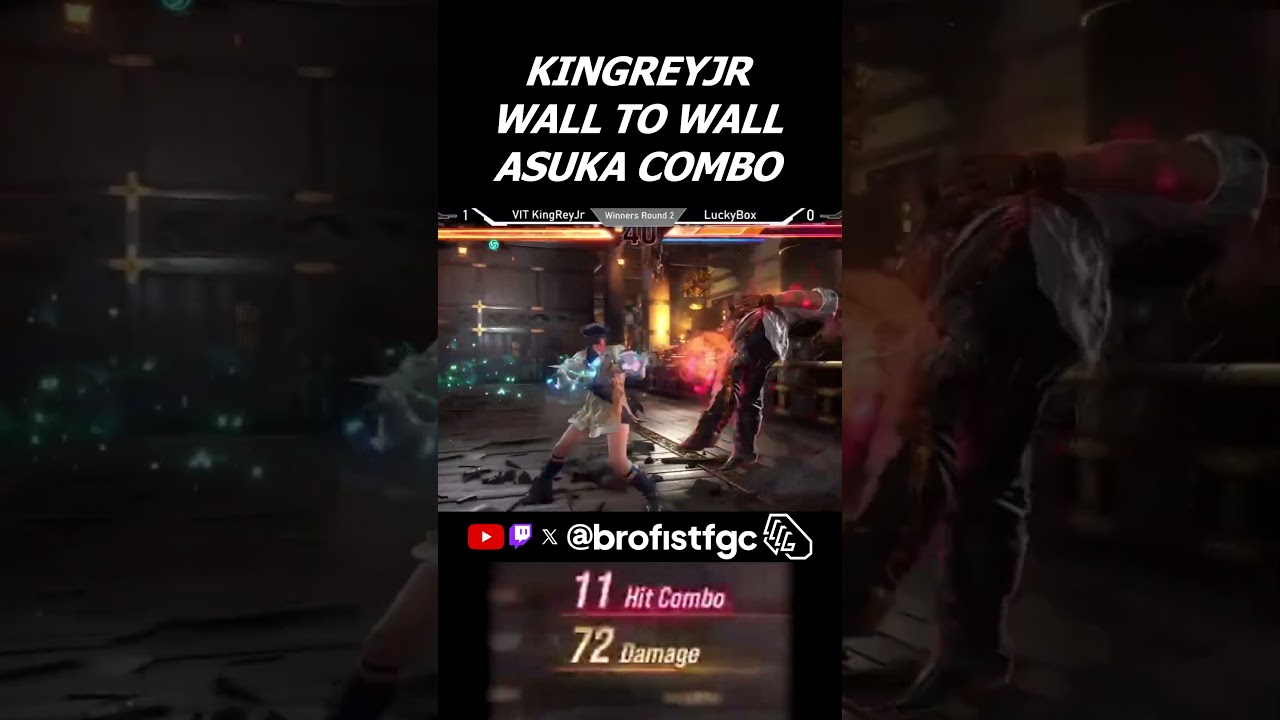 VIT | KingReyJr's Asuka Wall to Wall Combo