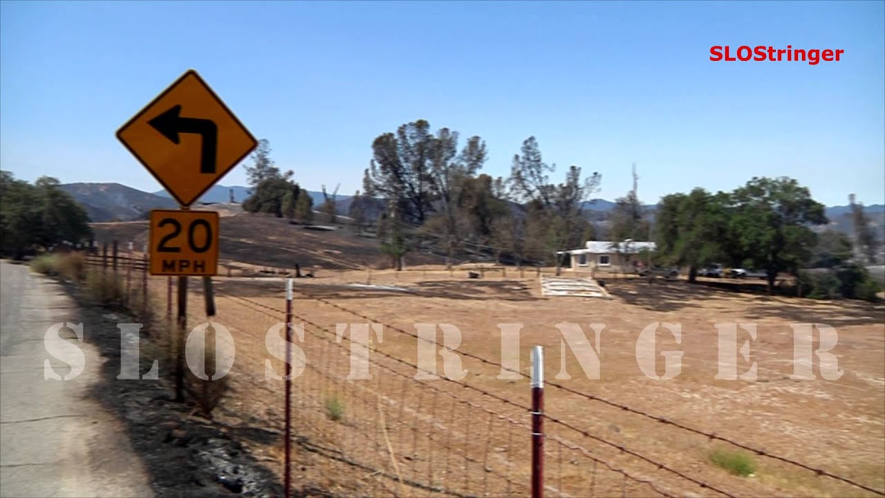 June 21, 2015 Park Hill Fire Santa Margarita - Day 2 of Fire - Morning