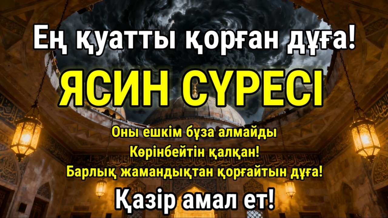 ҚОРҒАНЫС АЯТТАРЫН ОҚУ| БҰЛ ДҮНИЕДЕ ЖӘНЕ АҚЫРЕТТЕ ӘРҚАШАН ҚОРҒАЙТЫН 100% ДҰҒАЛАР |ЯСИН ЖӘНЕ ӘЛ-БАҚАРА