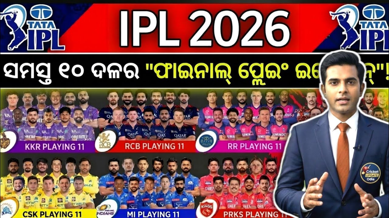 IPL 2026 All Teams Playing 11 😱 | RCB, MI, CSK, RR, KKR Full Squad Revealed ! 