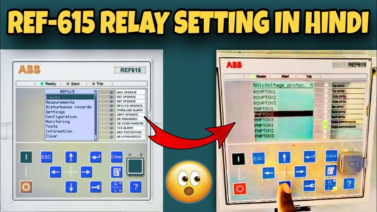 REF 615 All Setting In Hindi 😱 | ref615 relay all setting | #sselchtology