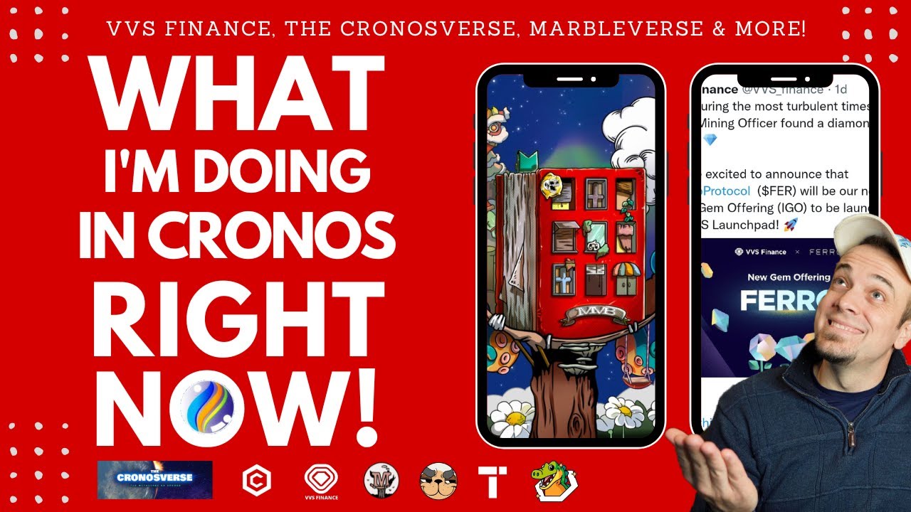What I'm Doing Right Now in Cronos! | VVS Finance BIG News, The CronosVerse & More!