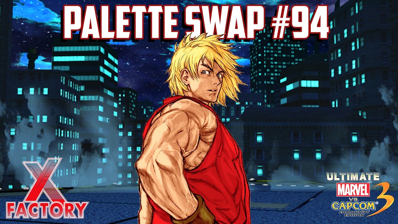 X-FACTORY: Palette Swap #94 (M.Bison, Charlie, Guile, Dan Hibiki, Asura, Rashid) | [YouTube Edit]