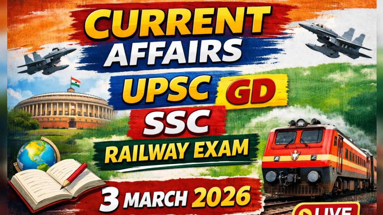 3 March 2026| Current Affairs The Indian Express | By TM Future 2.0||
