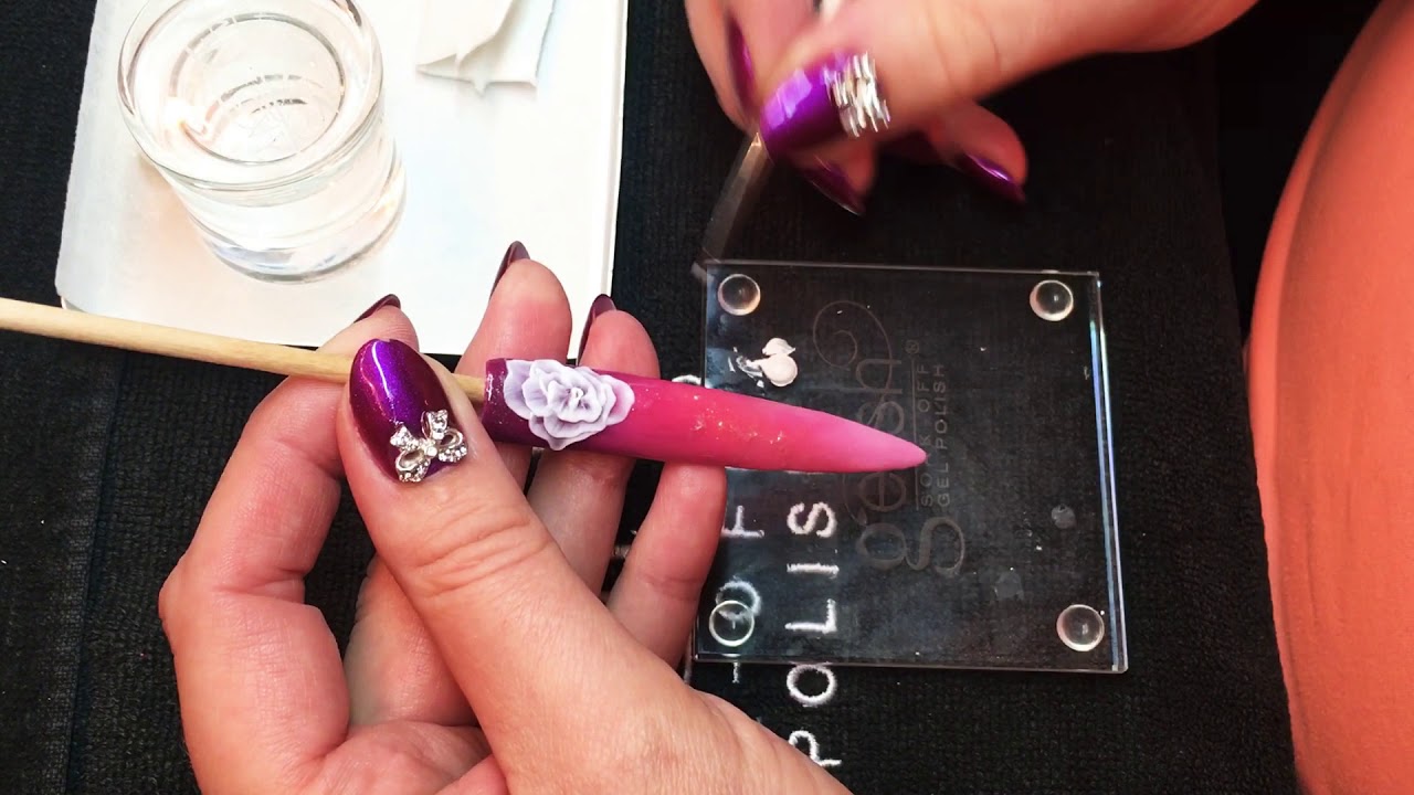 3D Flower Polygel part 2