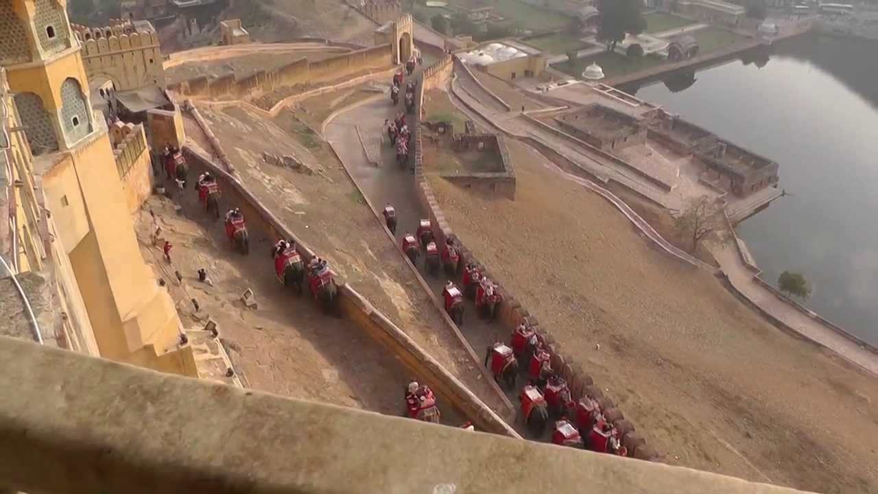 Indie. Jaipur. Fort Amber.आमेर क़िला