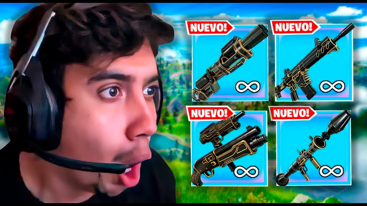 FORTNITE PERO SOLO CON ARMAS EXOTICAS!🔫