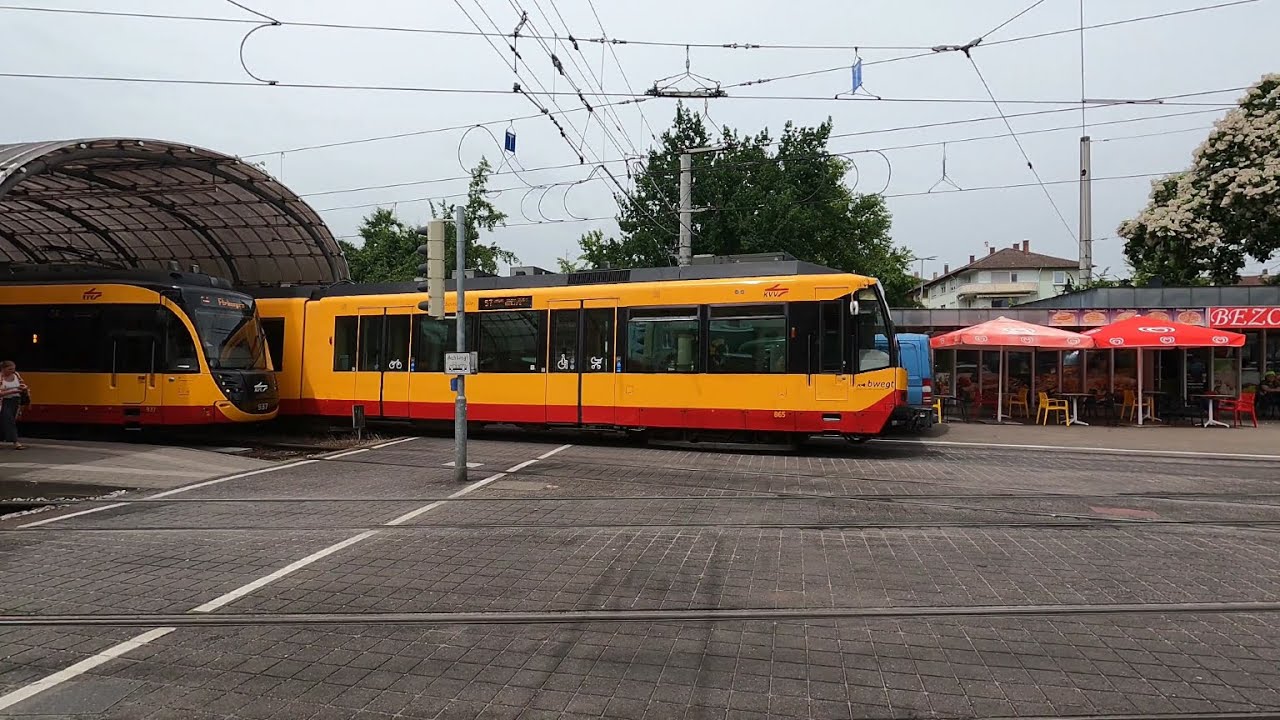 Tram Karlsruhe, Kurzfilm am Albtalbahnhof am 20. Juni 2024