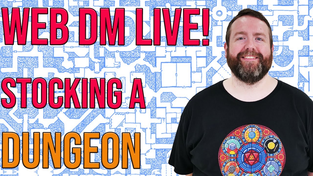 Stocking Your Megadungeon LIVE | Web DM | TTRPG | D&D