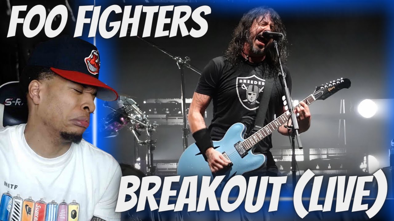 SINGING ABOUT ACNE!? FOO FIGHTERS - BREAKOUT (LIVE AT WEMBLEY STADIUM) | REACTION