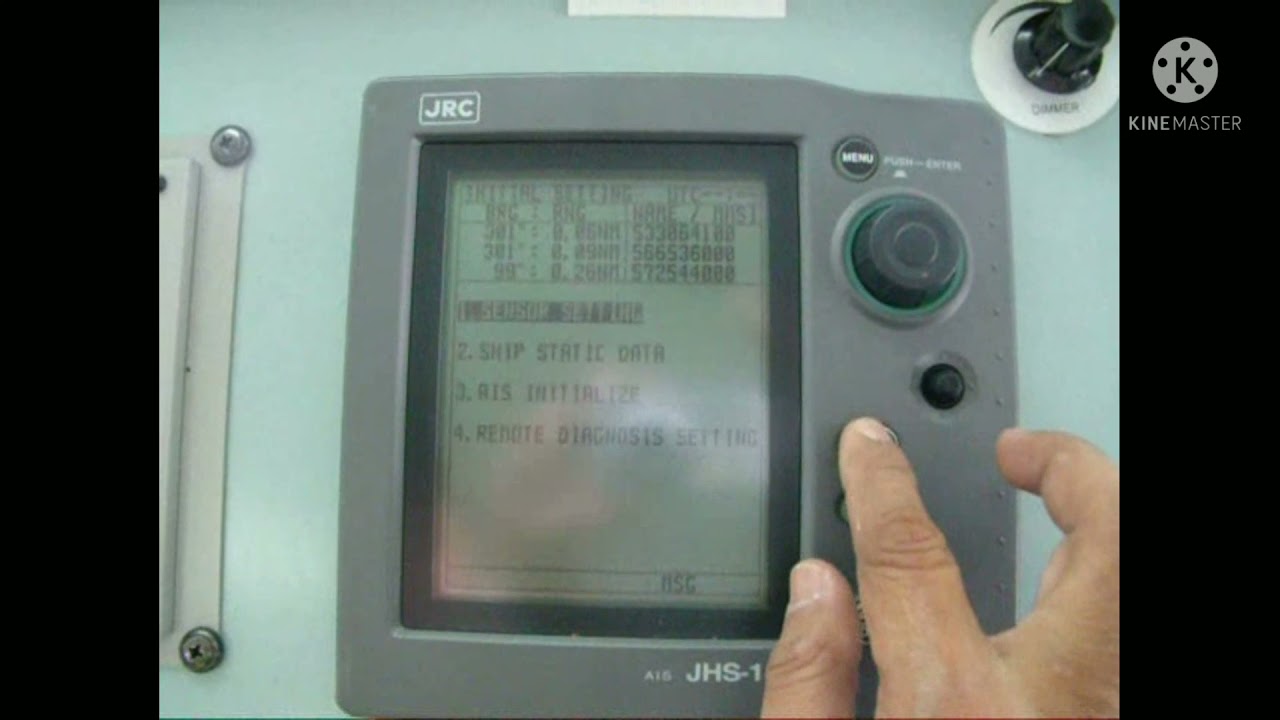 JRC JHS-182 AIS, How to  Reprogram or change SHIP NAME, MMSI, IMO number, CALL SIGN and others.