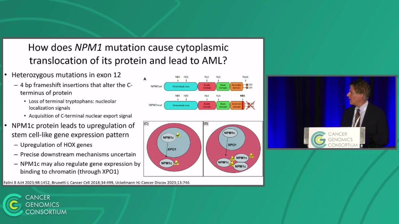Invited Speaker Presentation - NPM1 mutation in myeloid malignancies Advancing precision medicine