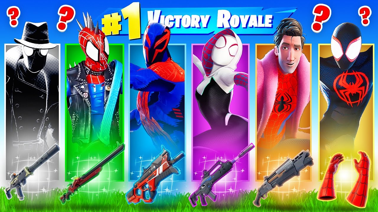 The *RANDOM* SPIDER-MAN BOSS Challenge! (Spider-Verse)