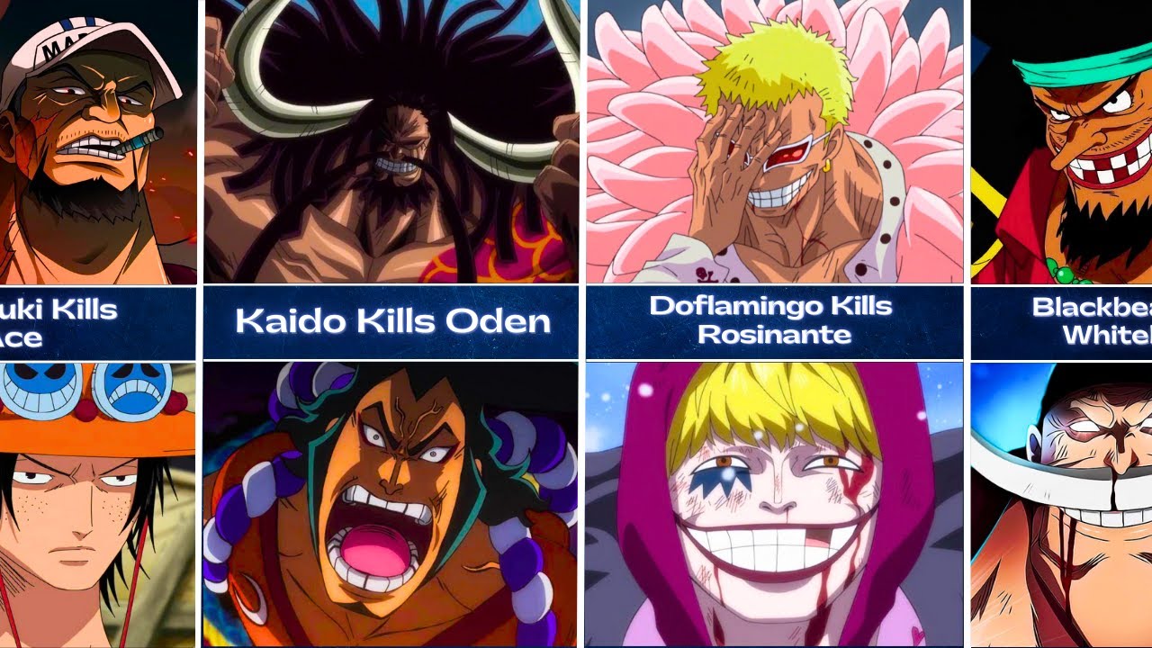 Who Killed Whom in One Piece