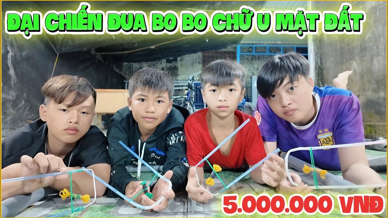VLOG | Bé Lâm Đại Chiến Đua Bo Bo Chữ U Chạy Trên Mặt Đất, Giải Thưởng 5 Triệu ?