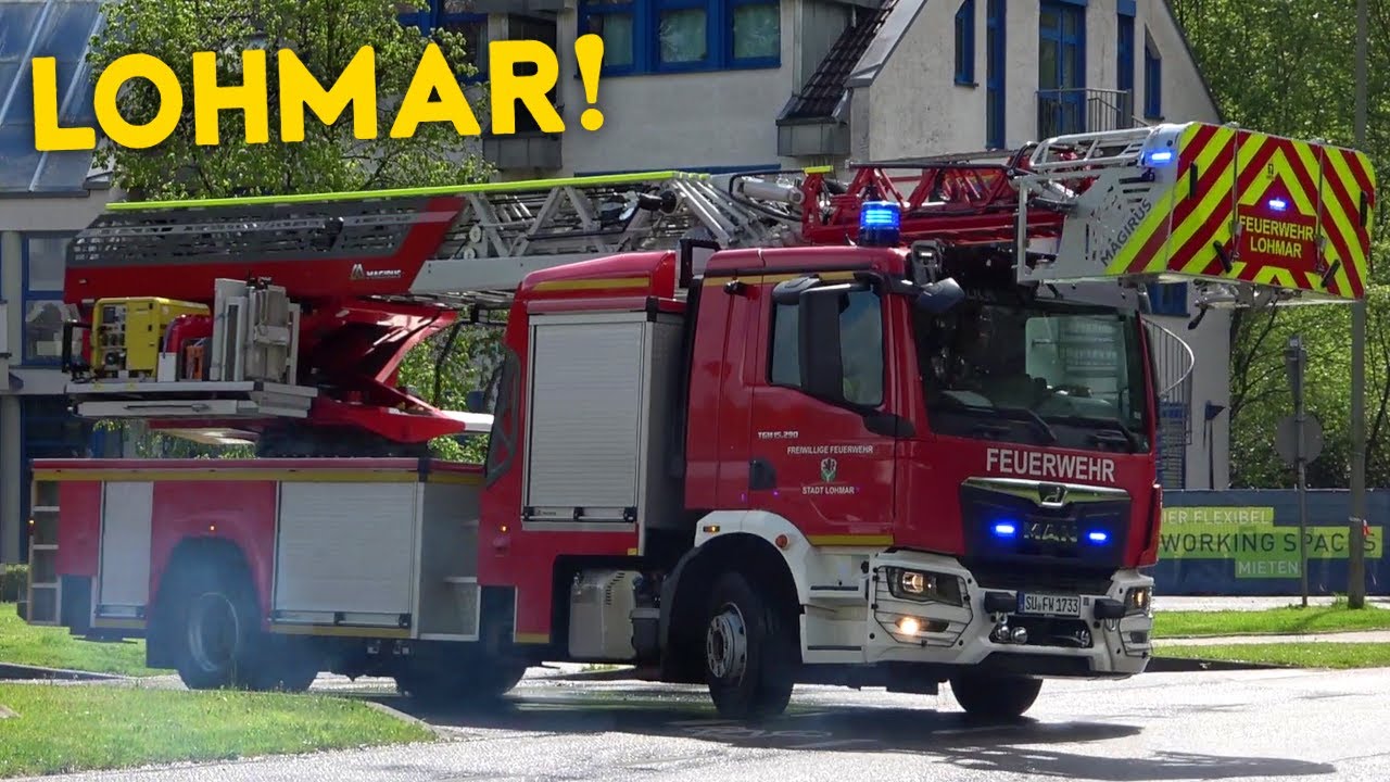 [GROßBRAND!] - Feuerwehr LOHMAR | Einsatzfahrt Löschzug LOHMAR zur Großübung!